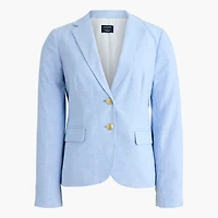 Linen-blend schoolboy blazer