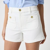 White denim Sailor short