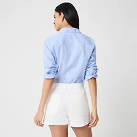 White denim Sailor short