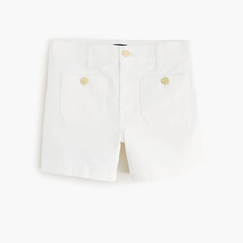 White denim Sailor short