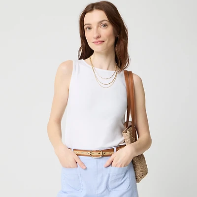 Essential shell tank top