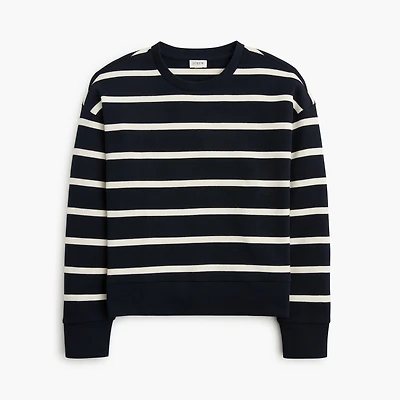Textured striped pullover