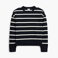 Textured striped pullover