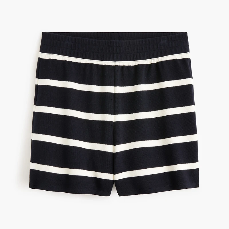 Textured striped short