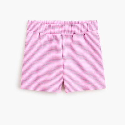 Striped terry short