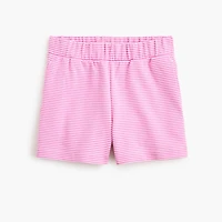 Striped terry short