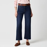 Wide-leg cropped jean all-day stretch