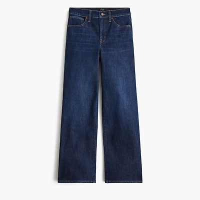 Wide-leg cropped jean all-day stretch