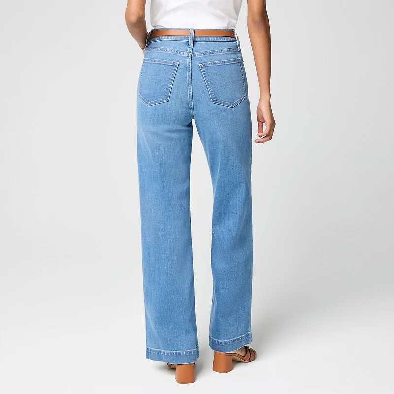 Classic wide-leg jean signature stretch
