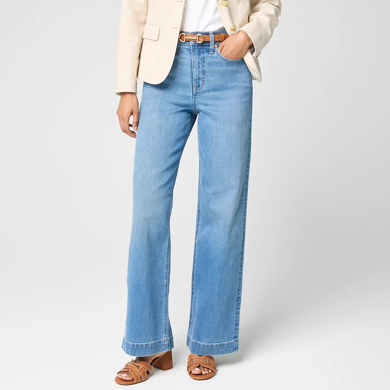 Classic wide-leg jean signature stretch