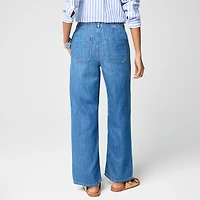 Light-feel drawstring jean