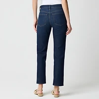 Mid-rise straight jean all-day stretch
