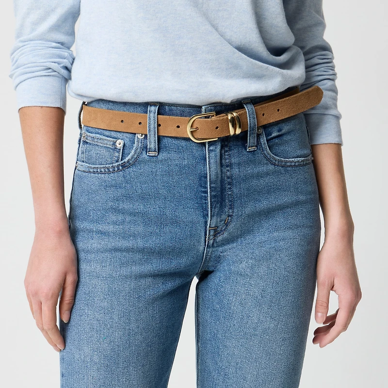 Mid-rise straight jean all-day stretch
