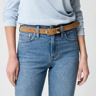 Mid-rise straight jean all-day stretch