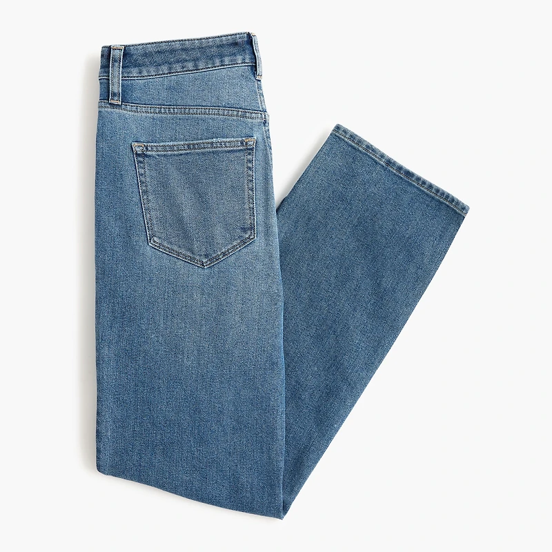 Curvy mid-rise straight jean all-day stretch