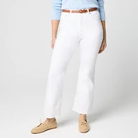 Curvy ankle flare jean signature stretch