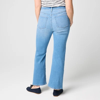 Curvy ankle flare jean signature stretch