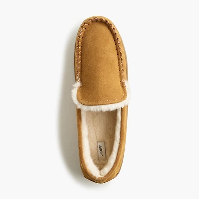 Suede slippers