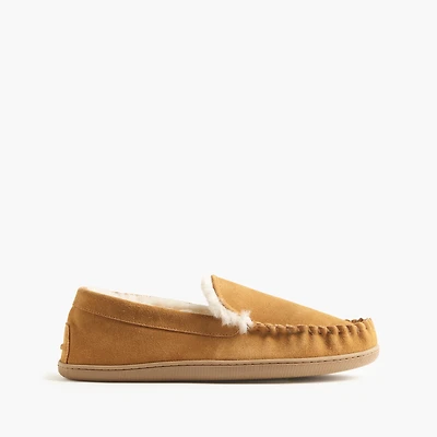 Suede slippers