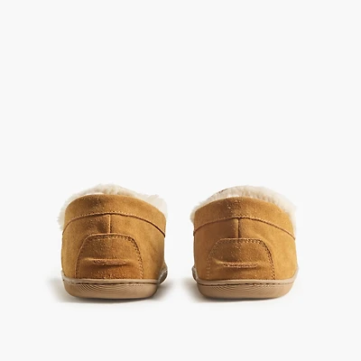 Suede slippers