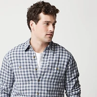 Double-pocket twill shirt