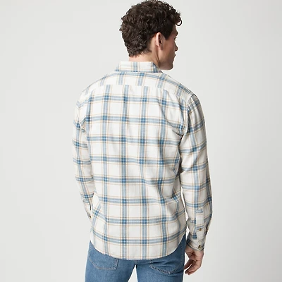 Double-pocket twill shirt