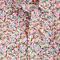 Short-sleeve printed flex casual shirt