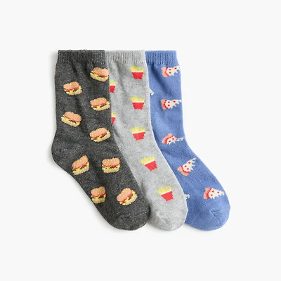 Boys' snacks socks three-pack