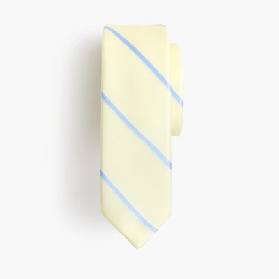 Boys' yellow-stripe tie