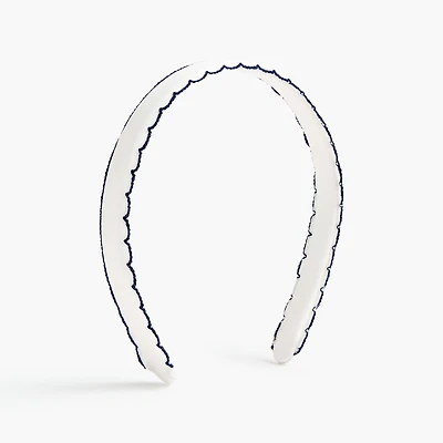Scalloped headband