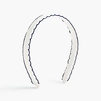 Scalloped headband