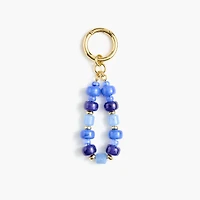 Chunky beaded bag charm