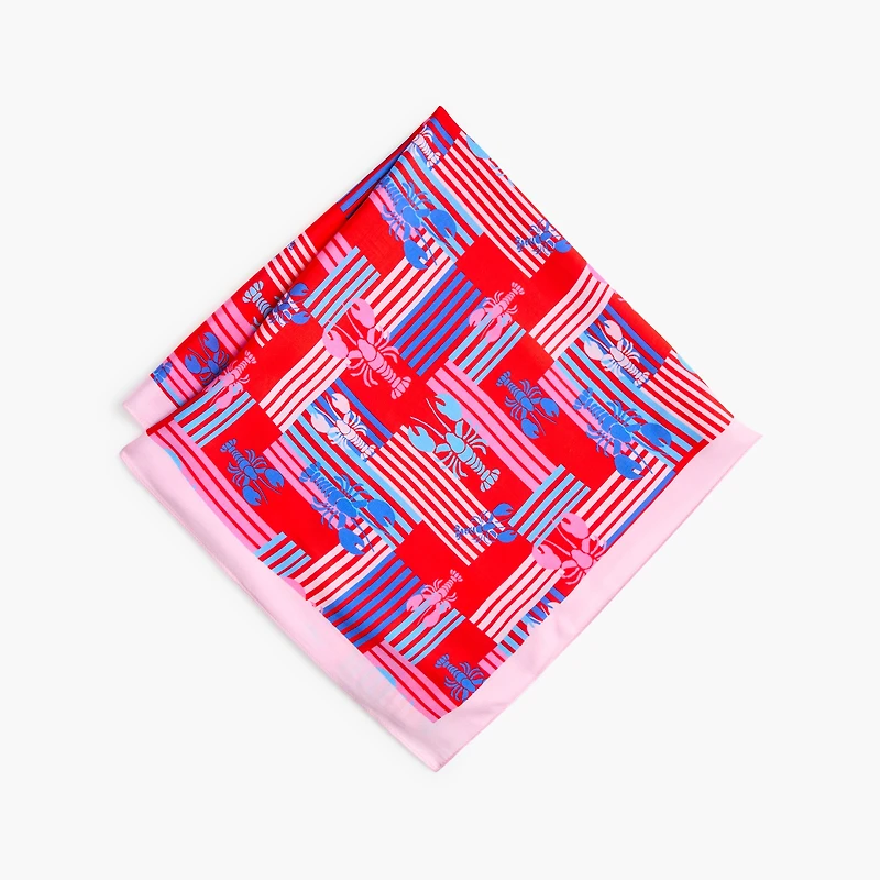 Silky scarf