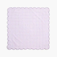 Cotton scalloped handkerchief