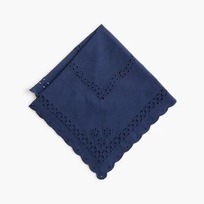 Eyelet scarf