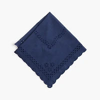 Eyelet scarf