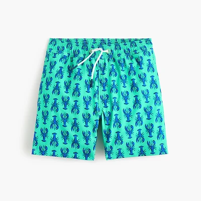 Boys' compression-lined swim trunk