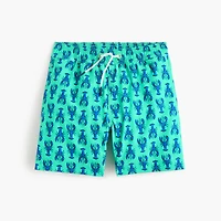 Boys' compression-lined swim trunk