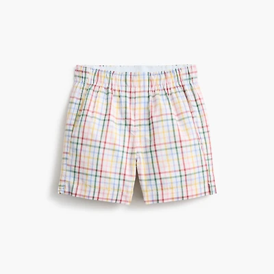 Boys' plaid boxers