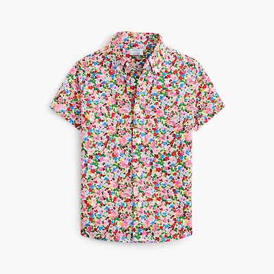 Boys' printed short-sleeve shirt