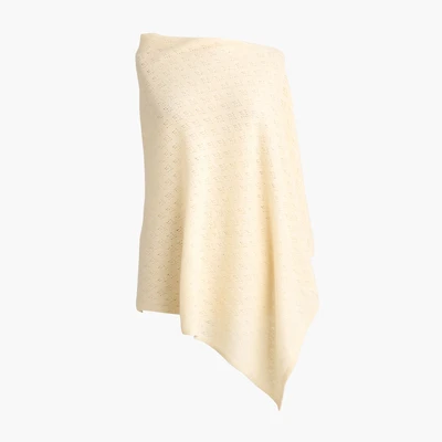 Pointelle poncho