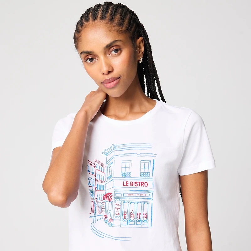 Bistro graphic tee