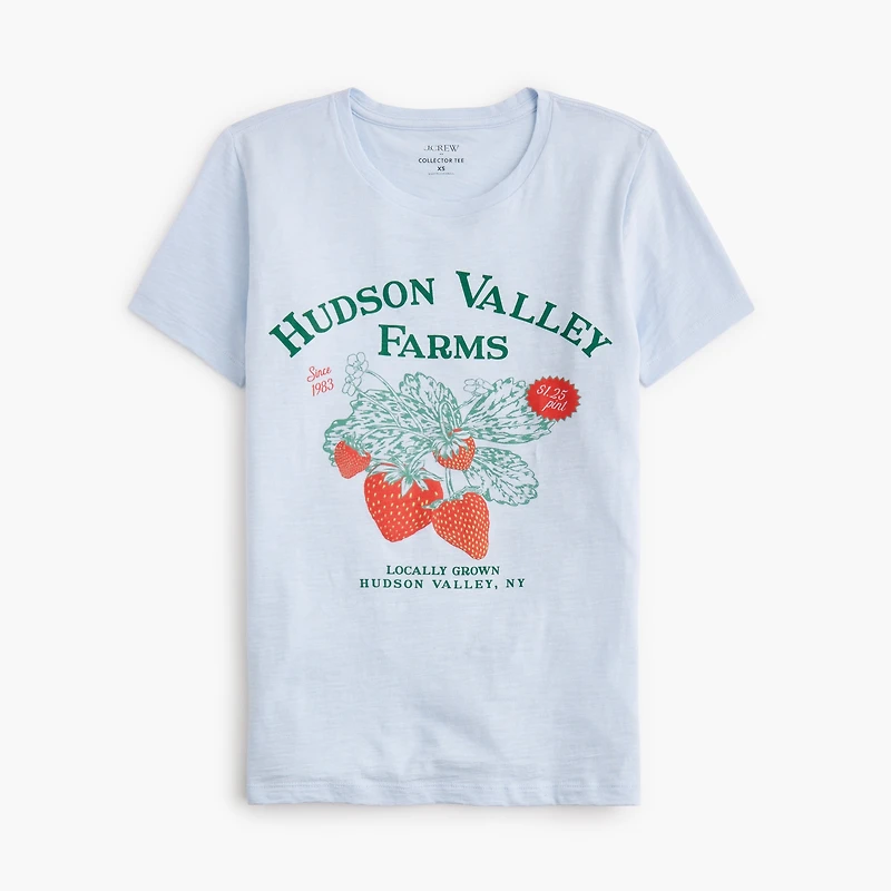Strawberry farm graphic tee