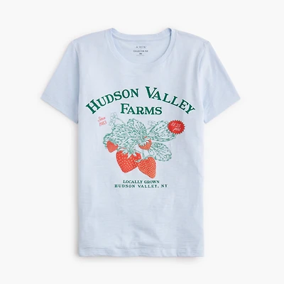 Strawberry farm graphic tee