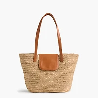 Straw tote bag
