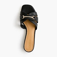 Bit slide sandals