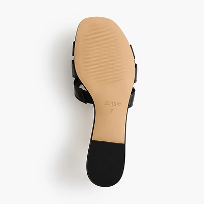 Bit slide sandals