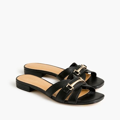 Bit slide sandals