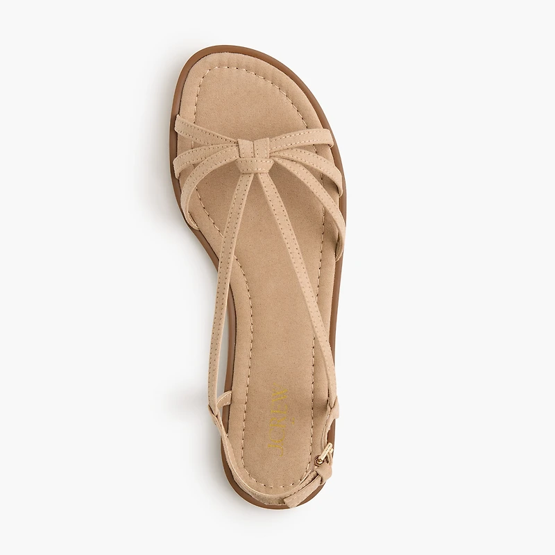 Knotted strappy sandals