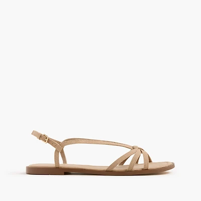 Knotted strappy sandals